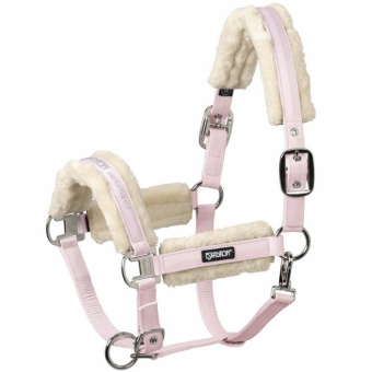 Grime Fauxfur Double Pin Rosa