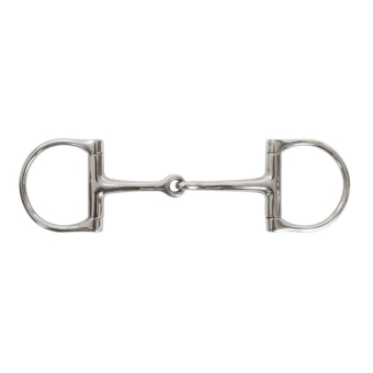 Todelt D-Ringbitt Stainless Steel
