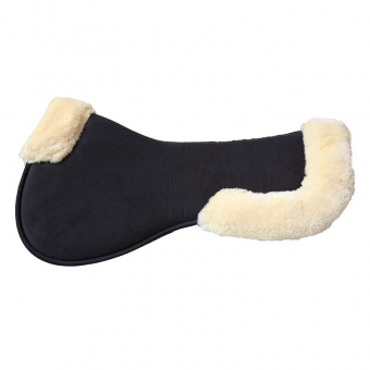 Sadelpad Sheepskin Anatomisk Absorb Svart/Natur