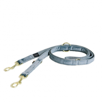 Koppelen Velvet 2m Lysblå