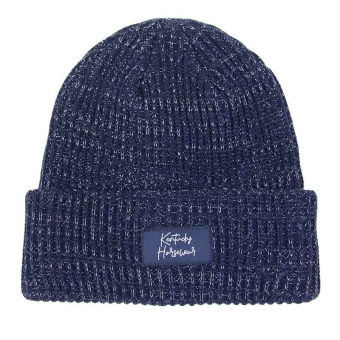 Mössa Beanie Glitter Marinblå
