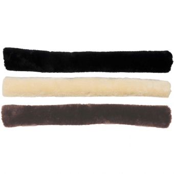 Beskyttelse for bryst Sheepskin Svart