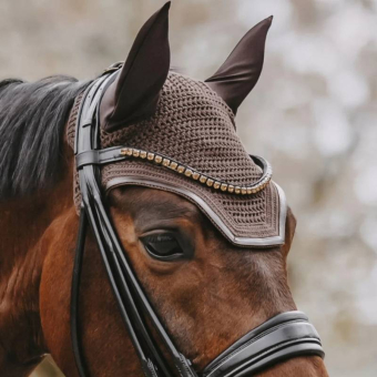 Ørehette Wellington Leather Brun
