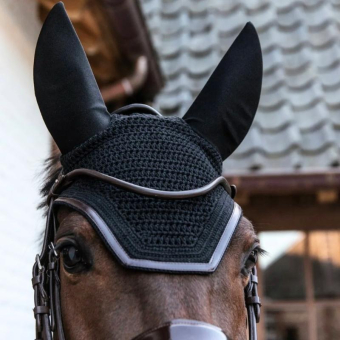 Ørehette Wellington Leather Soundless Svart