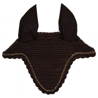 Ørehette Long Stone & Pearl Brun