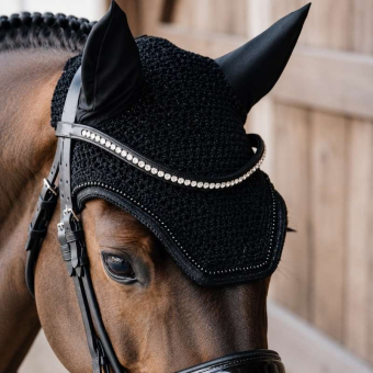 Ørehette Wellington Glitter Svart