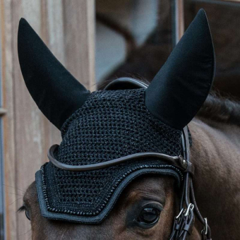 Ørehette Wellington Glitter Soundless Svart