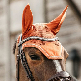 Ørehette Wellington Velvet Orange