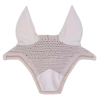 Ørehette Wellington Velvet Pearls Lysrosa