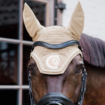 Ørehette Wellington 3D Logo Rope Beige