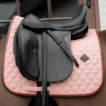 Dressursjabrak Onion Quilt Leather Gammelrosa