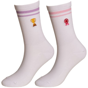 Sokker Ribbon 2-pack Hvit