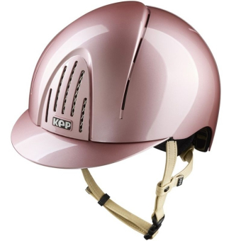 Ridehjelm Smart Nova Metal Polish Cream Strap Rosa