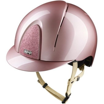 Ridehjelm Smart Nova Metal Polish Star Cream Strap Rosa/Rosa