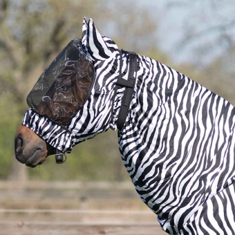 Eksemmaske UV-Resistant Zebra Svart/Hvit