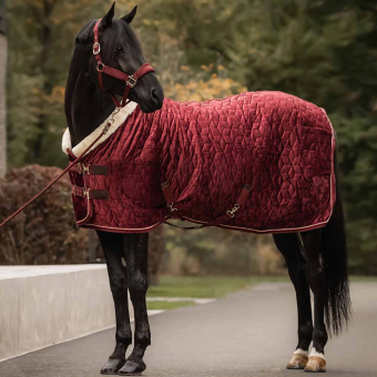 Stevnedekken Velvet Bordeaux