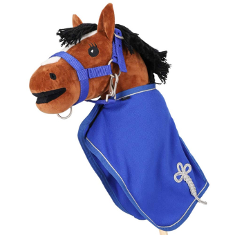 Fleecedekken til kjepphest Blå