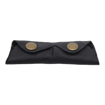 Kinnkjedebeskyttelse Lær HG Svart