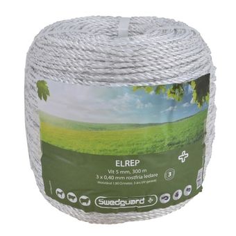 Elrep 5mm Hvit 300m