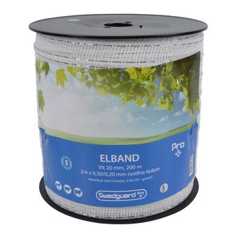 Elband PRO 20mm Hvit 200m