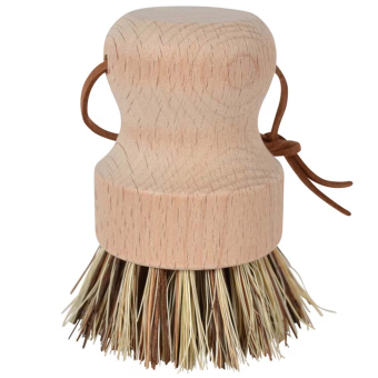 Rund hovbørste Brun