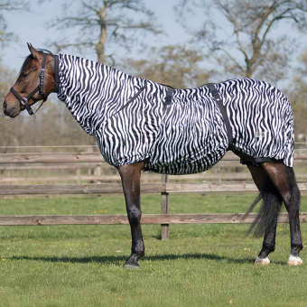 Eksemtäcke UV-Resistant Zebra Svart/Hvit