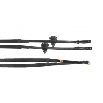 Gummitygler E-Logo Svart/Messing