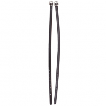 Sporremmar Svart/Sølv