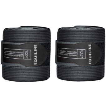 Bandasjer Work Bandage Elastisk/Fleece 2-pk Svart