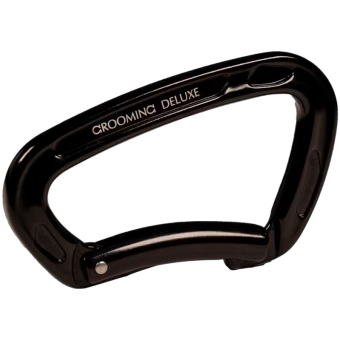 Opphengskrok Aluminiumn Safety Snap Svart