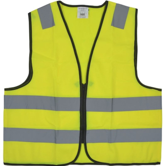 Refleksvest HS Zipper Gul