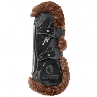 Senebelegg Vegan Sheepskin Bamboo Elastic Svart/Brun