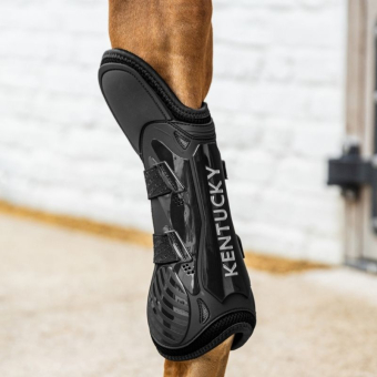 Belegg Bamboo Shield Elastic Knee Protection Svart