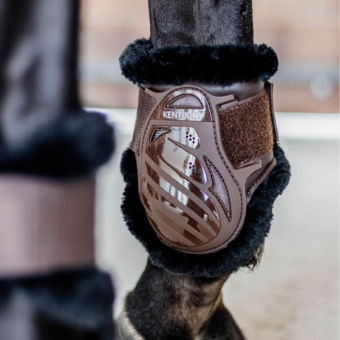 Stryksokker Young Vegan Sheepskin Brun/Svart