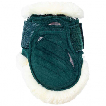 Stryksokker Young Vegan Sheepskin Velvet Mørkegrønn