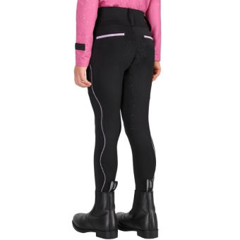 Vinterridetights Barn/Junior Isalyn Full Grip Svart