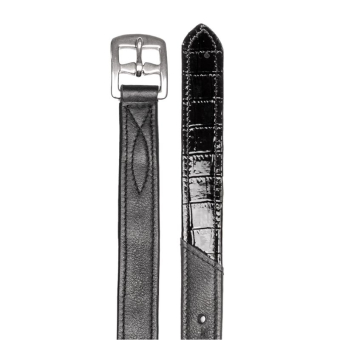 Stigbøylereimer Croco X-Line Svart