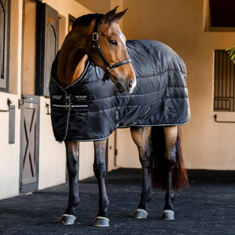 Stalldekken Amigo Insulator Ripstop 210D 100g Svart/Sølv