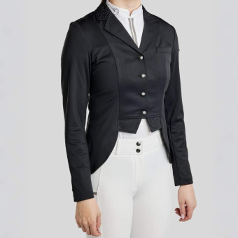 Kort Dressurfrakk Softshell Svart