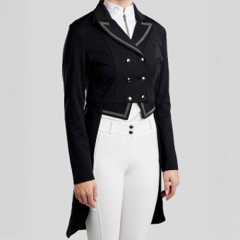 Dressurfrakk Softshell Svart