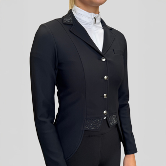 Kort Frakk MoDarla Softshell Gunmetal Crystals Svart