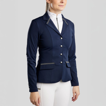 Stevnejakke MoGloria Softshell Caviar Tape Marineblå