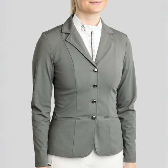 Stevnejakke MoKira Softshell Gun Metal Crystals Grå