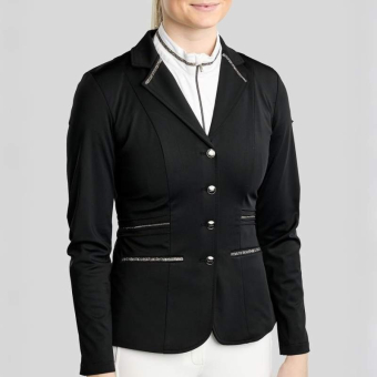 Stevnejakke MoKelly Softshell Gun Metal Crystals Svart