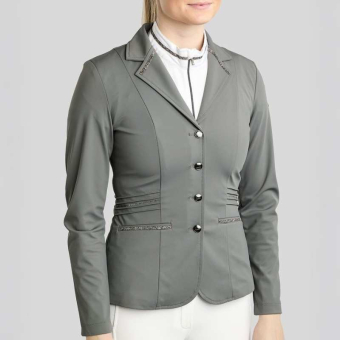 Stevnejakke MoKelly Softshell Gun Metal Crystals Grå