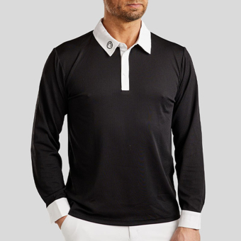 Konkurranseskjorte Herre MoWill Long Sleeve Svart