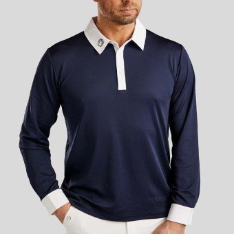 Konkurranseskjorte Herre MoWill Long Sleeve Marineblå