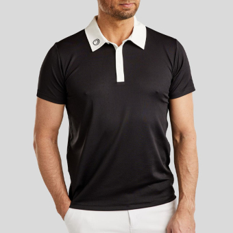 Konkurranseskjorte Herre MoWill Short Sleeve Svart