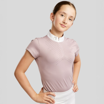 Konkurransetopp Barn/Junior MoSparkle Champagne Crystals Blush