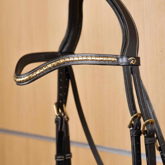 Pannereim V-form Brass Clincher Dyon Collection Svart